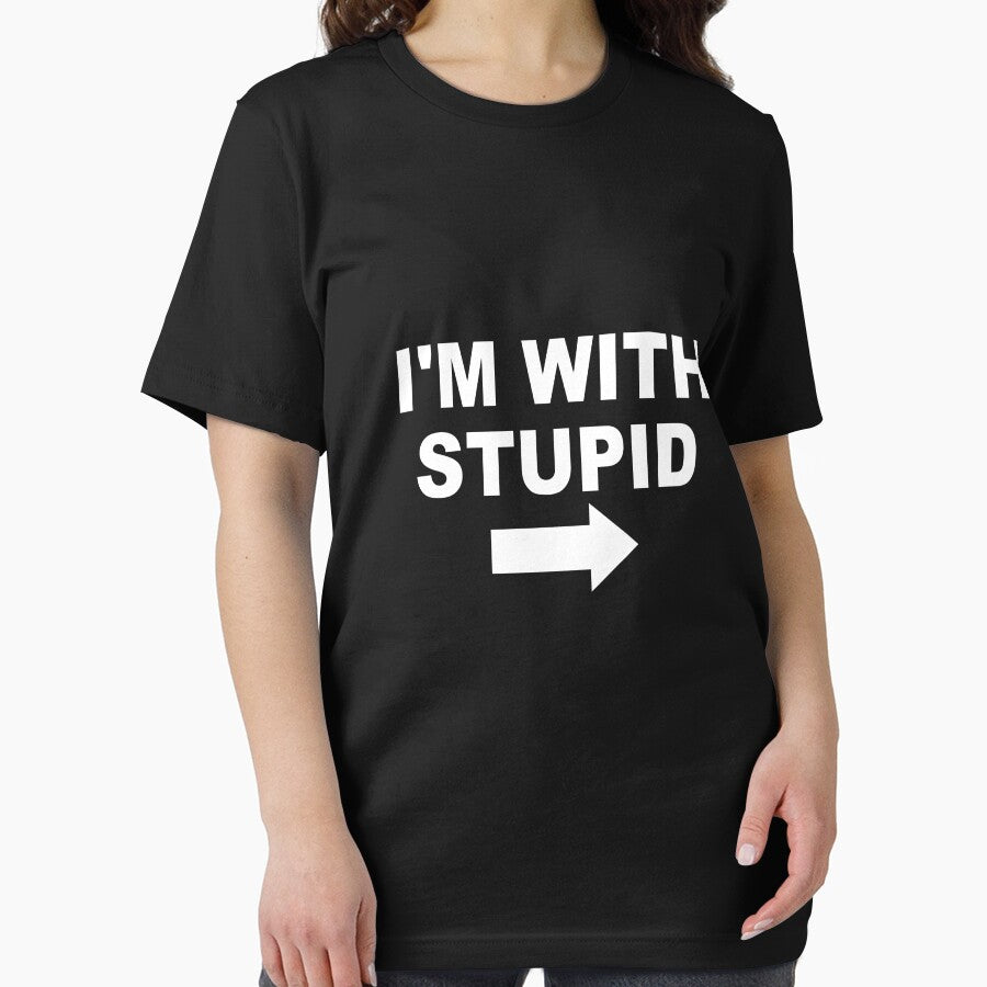 I'm With Stupid by flippinsg - Adult & Kids T-Shirts, Sweatshirts & Hoodies apparel design preview 2