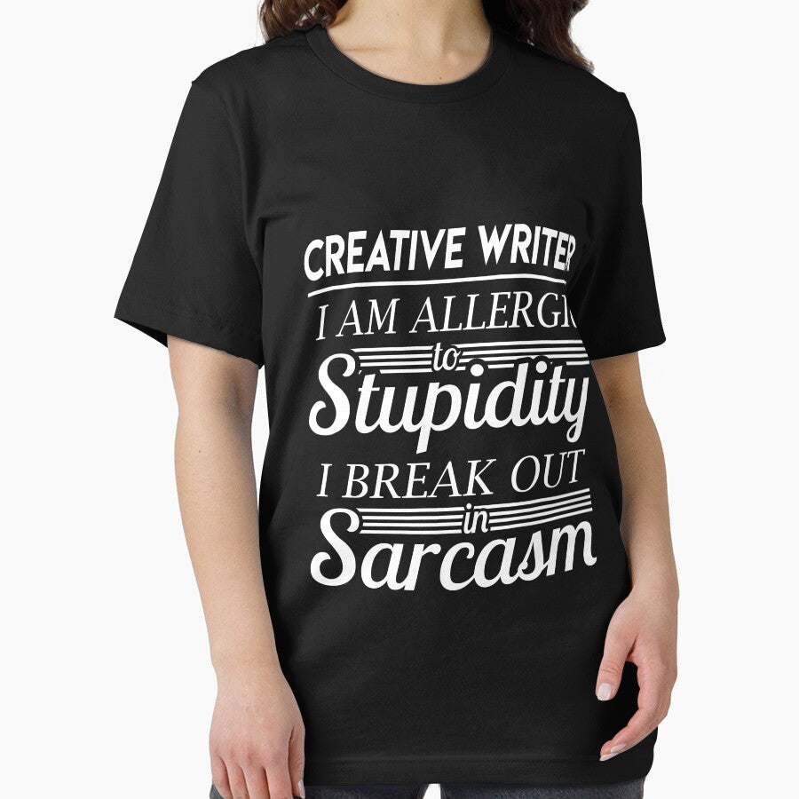 Creative Writer Sarcasm Job Gift Item by alexandraf49 - Adult & Kids T-Shirts, Sweatshirts & Hoodies apparel design preview 2