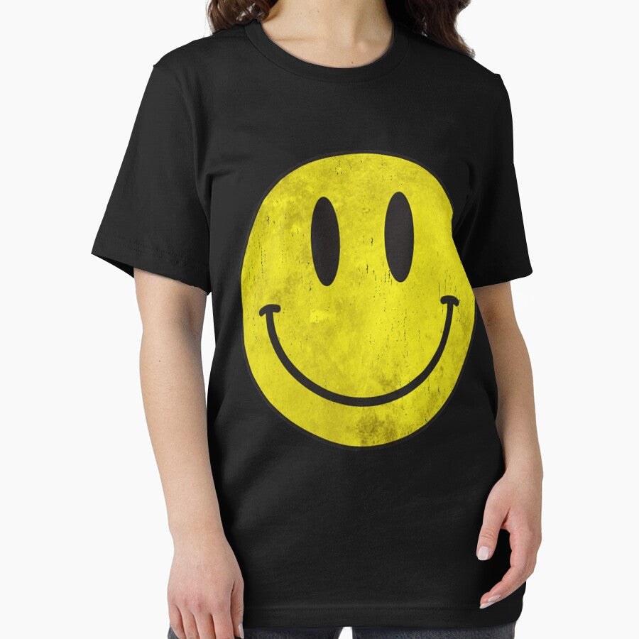 Acid House Smile, Distressed Essential by EvelyAddo - Adult & Kids T-Shirts, Sweatshirts & Hoodies apparel design preview 2