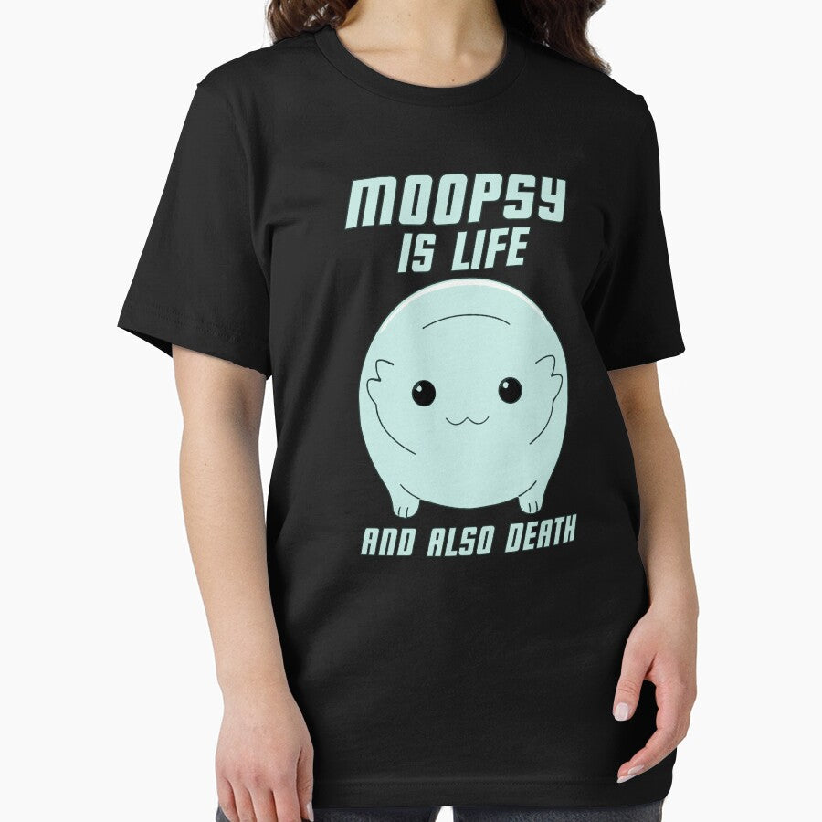 Moopsy Is Life And Also Death (Light Text) by - Adult & Kids T-Shirts, Sweatshirts & Hoodies apparel design preview 2