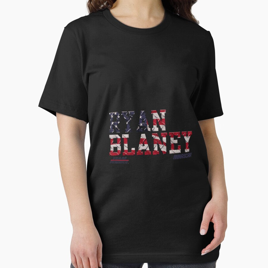 NASCAR Ryan Blaney Americana by merystowe1 - Adult & Kids T-Shirts, Sweatshirts & Hoodies apparel design preview 2