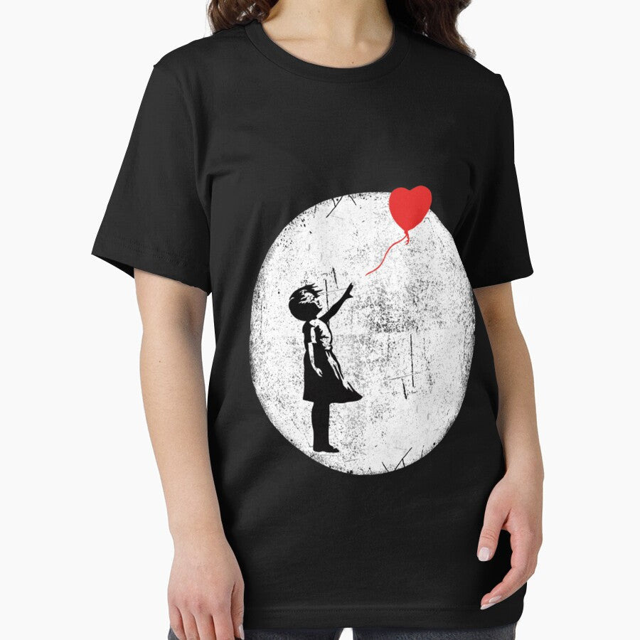 Ballon Girl Banksy Perfect Gift by sylviazama - Adult & Kids T-Shirts, Sweatshirts & Hoodies apparel design preview 2