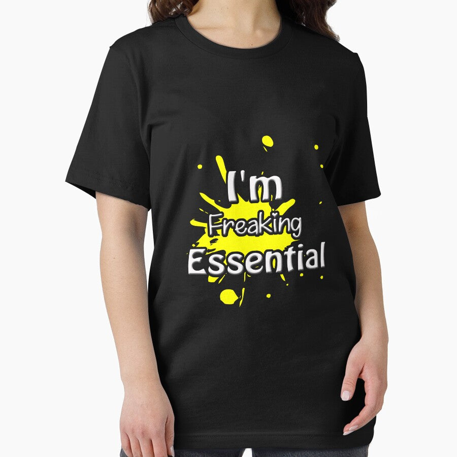 I'm Freaking Essential People ,CREW NECK ,V - Adult & Kids T-Shirts, Sweatshirts & Hoodies apparel design preview 2