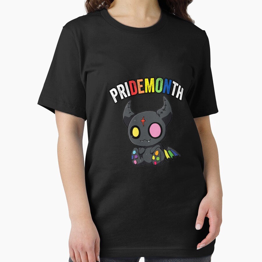 Pride Month Demon by Dusk Votum - Adult & Kids T-Shirts, Sweatshirts & Hoodies apparel design preview 2