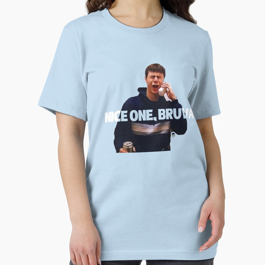 Nice One Bruva Human Traffic by BlueWallDesigns - Adult & Kids T-Shirts, Sweatshirts & Hoodies apparel design preview 2
