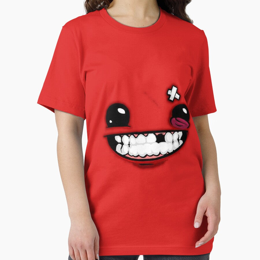 SuperMeatBoyLogo by Saint One - Adult & Kids T-Shirts, Sweatshirts & Hoodies apparel design preview 2