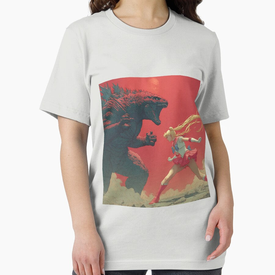Moon vs. the Leviathan by pastel.moonwave - Adult & Kids T-Shirts, Sweatshirts & Hoodies apparel design preview 2