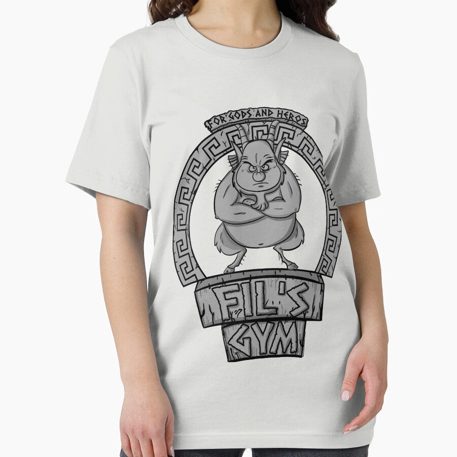 Fil's gym for gods and heros by LgndryPhoenix - Adult & Kids T-Shirts, Sweatshirts & Hoodies apparel design preview 2