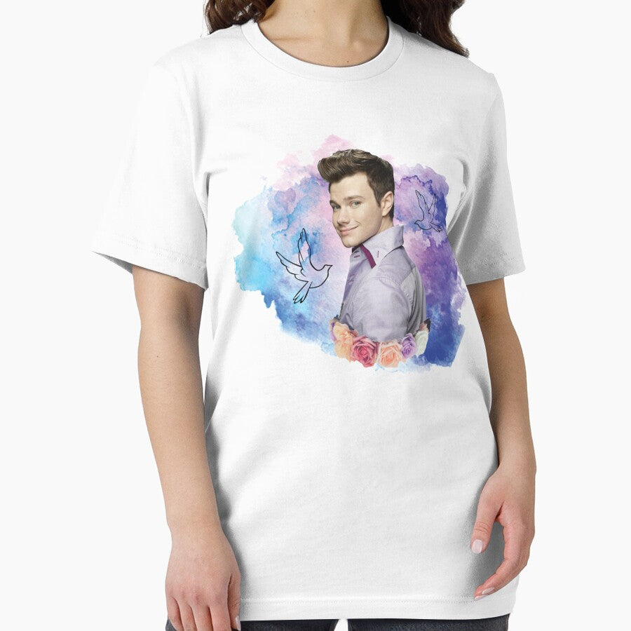 Glee Kurt Hummel Watercolour by SergejScholz - Adult & Kids T-Shirts, Sweatshirts & Hoodies apparel design preview 2