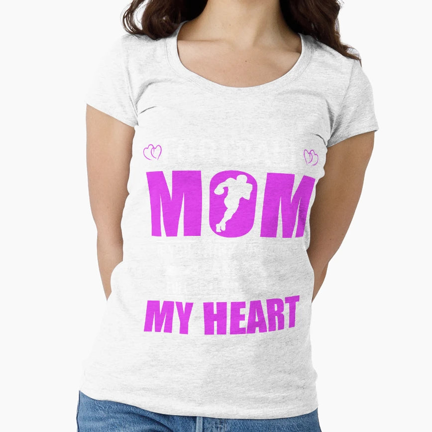 Football Moms Full Heart Mothers Day T-Shirt - Aesthetic Graphic Men Women - T-Shirt, Sweatshirt, Hoodie