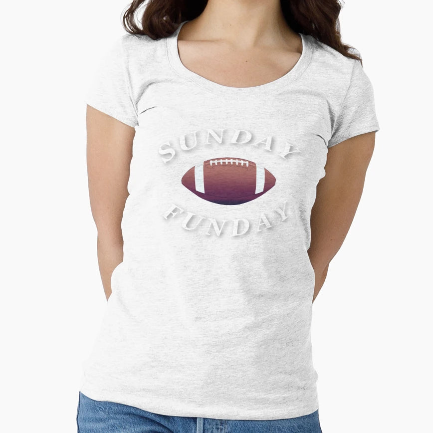 Sunday Funday Football T-Shirt - Aesthetic Graphic Unisex - T-Shirt, Sweatshirt, Hoodie