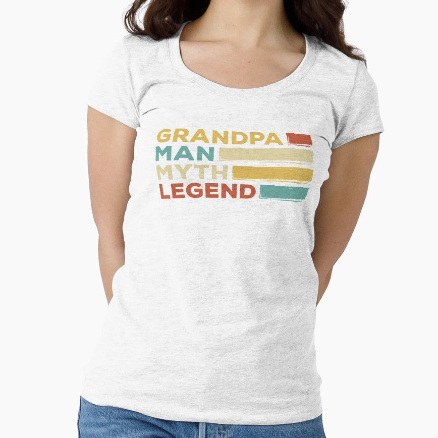 Grandpa Myth Legend T-Shirt - Fun Novelty Design Unisex - T-Shirt, Sweatshirt, Hoodie