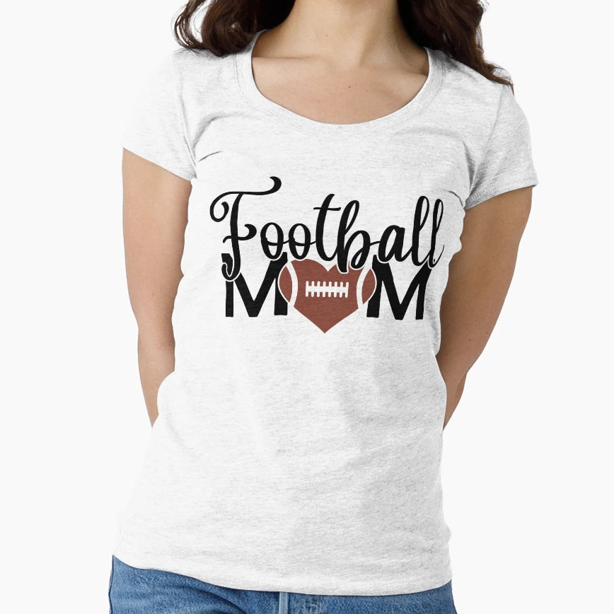 Football Mom T-Shirt - Fun Novelty Design for Adults - T-Shirt, Sweatshirt, Hoodie