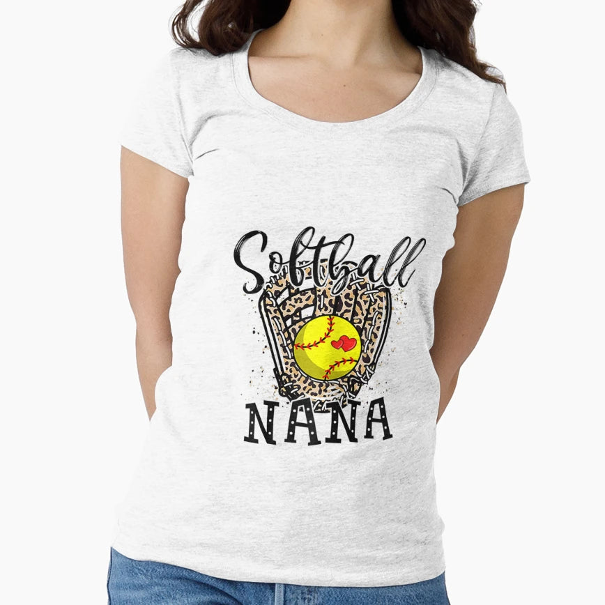 Softball Nana T-Shirt - Casual Everyday Wear Unisex - T-Shirt, Sweatshirt, Hoodie