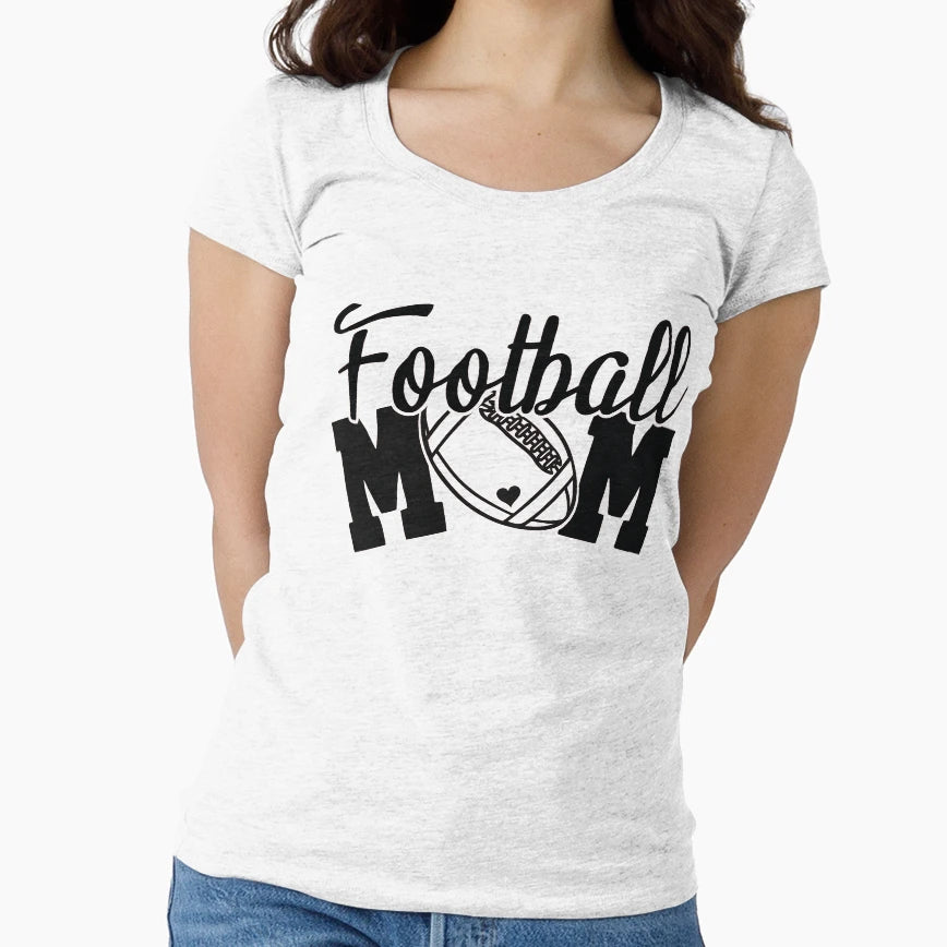 Football Mom T-Shirt - Trendy Graphic for Adults - T-Shirt, Sweatshirt, Hoodie