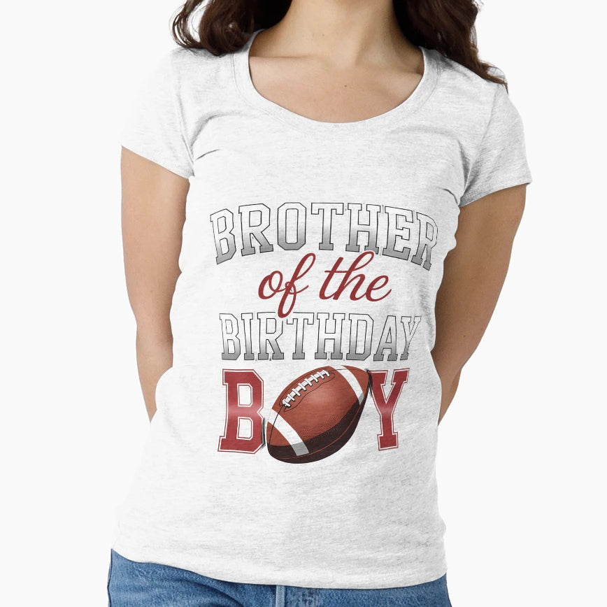 Brother Football Birthday Family Baller B T-Shirt - Unique Graphic Unisex - T-Shirt, Sweatshirt, Hoodie