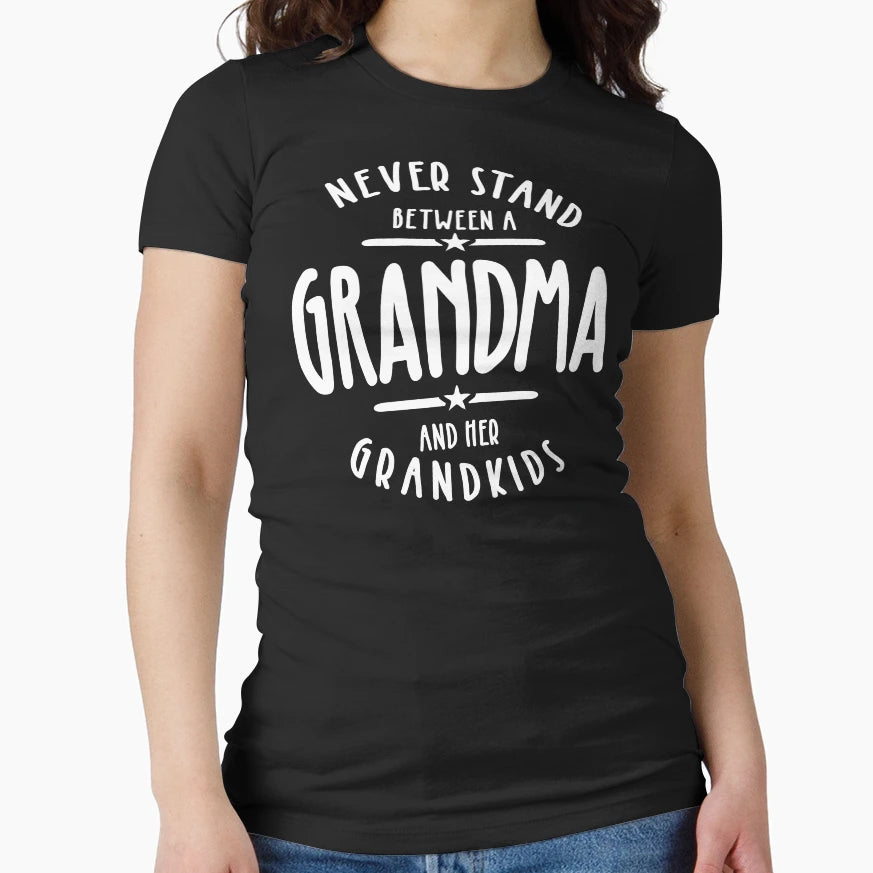 Never Stand Between Grandma And Her T-Shirt - Unique Graphic Men Women - T-Shirt, Sweatshirt, Hoodie