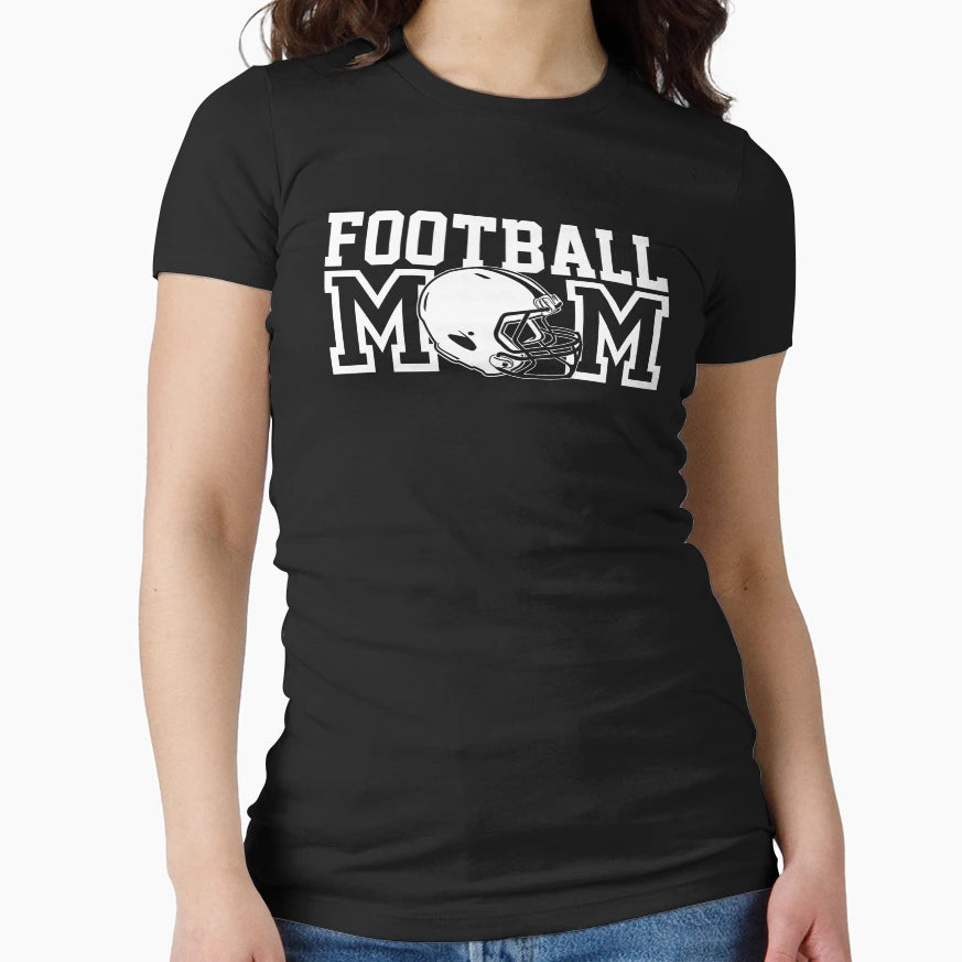 Football Mom Football Player Best T-Shirt - Aesthetic Graphic for Adults - T-Shirt, Sweatshirt, Hoodie