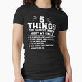 5 Things You Should Know About My Uncle T-Shirt - Graphic Print for Adults - T-Shirt, Sweatshirt, Hoodie