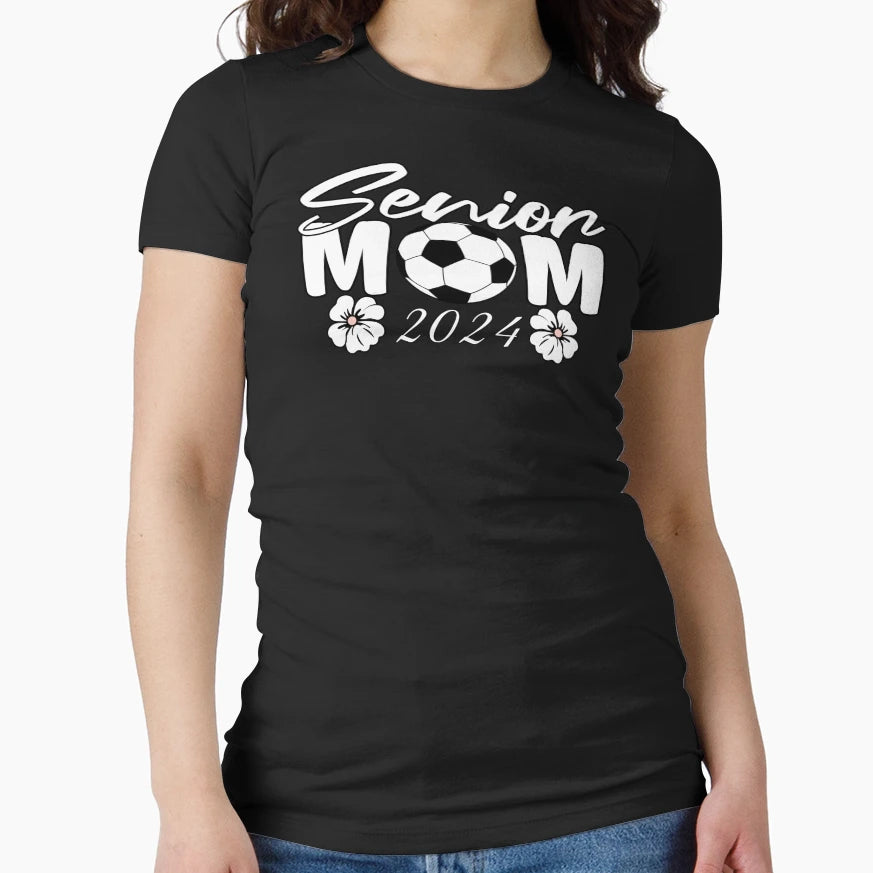 Senior Soccer Mom 2024 T-Shirt - Graphic Print Men Women - T-Shirt, Sweatshirt, Hoodie