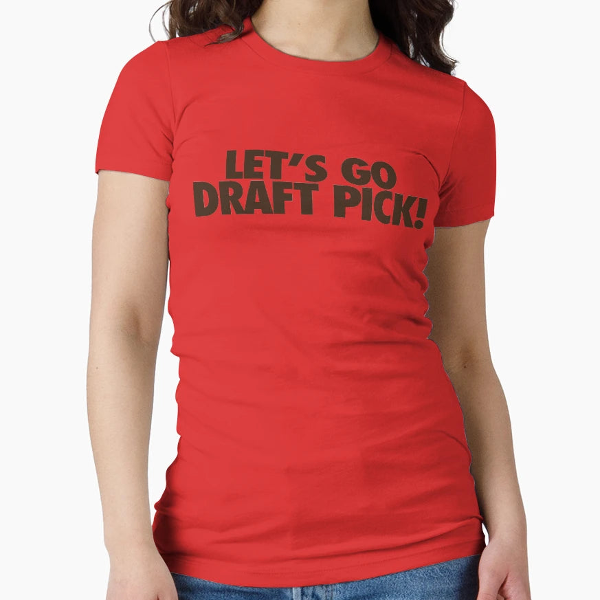 Lets Go Draft Pick Cle Brown T-Shirt - Aesthetic Graphic Unisex - T-Shirt, Sweatshirt, Hoodie
