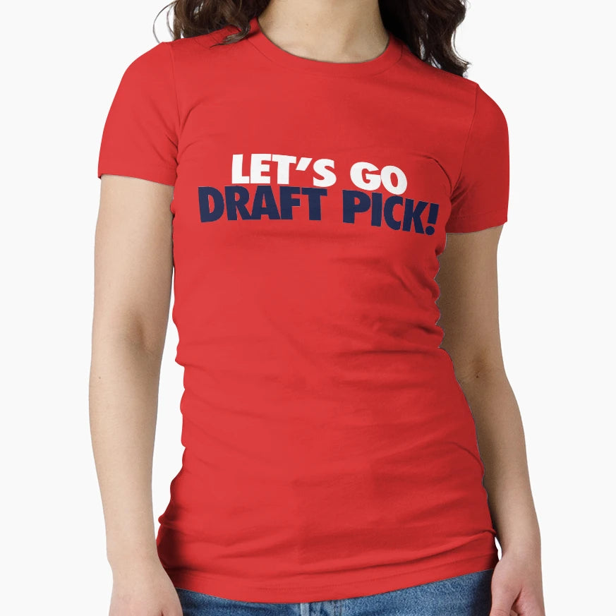 Lets Go Draft Pick Chi White Blue T-Shirt - Casual Everyday Wear for Adults - T-Shirt, Sweatshirt, Hoodie