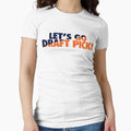 Lets Go Draft Pick Chi Split T-Shirt - Fun Novelty Design Men Women - T-Shirt, Sweatshirt, Hoodie
