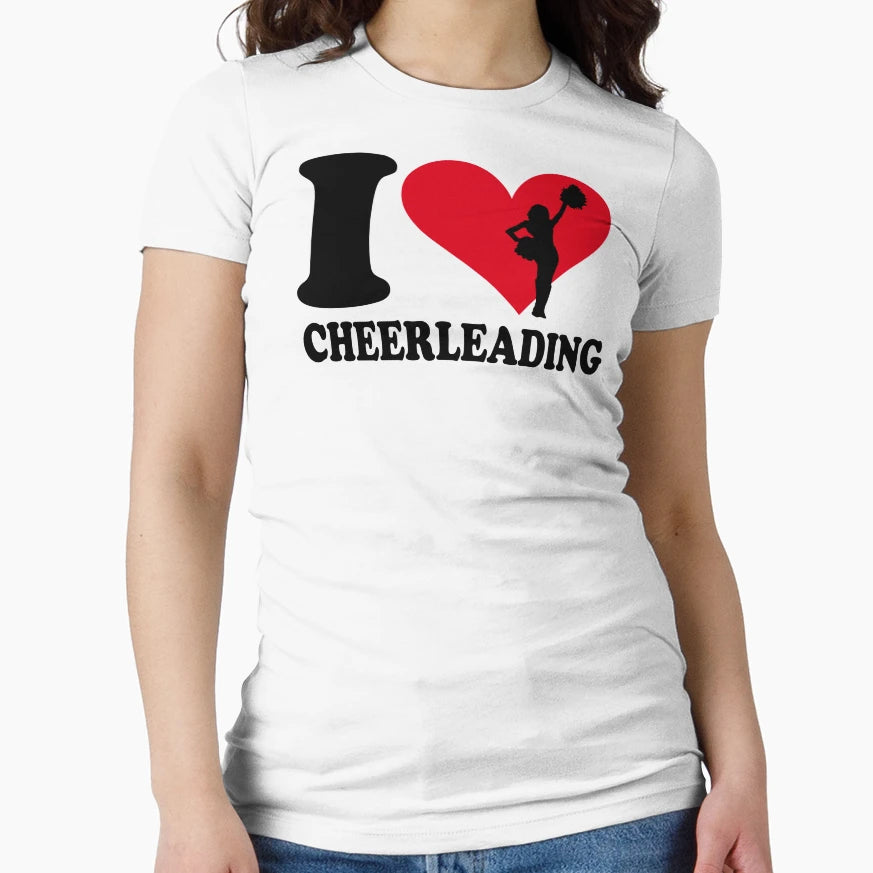 I Love Cheerleading T-Shirt - Unique Graphic Men Women - T-Shirt, Sweatshirt, Hoodie