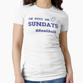 Im Busy Sundays Football T-Shirt - Novelty Apparel for Adults - T-Shirt, Sweatshirt, Hoodie