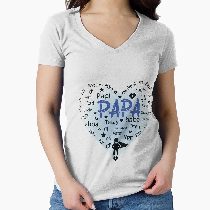 Best Papa T-Shirt - Minimalist Print for Adults - T-Shirt, Sweatshirt, Hoodie