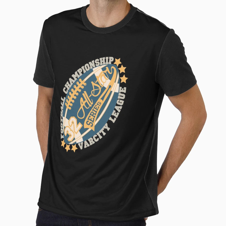 Football Championship Varsity League All T-Shirt - Unique Graphic Unisex - T-Shirt, Sweatshirt, Hoodie