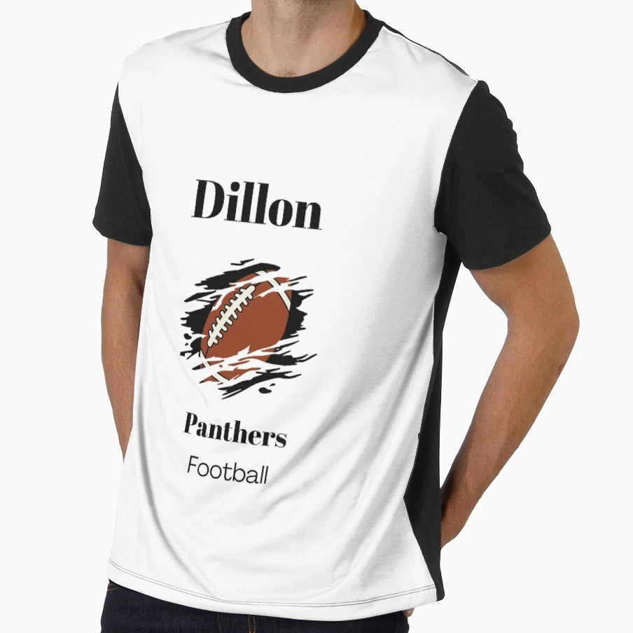 Dillon Panthers Football T-Shirt - Custom Art Print Men Women - T-Shirt, Sweatshirt, Hoodie