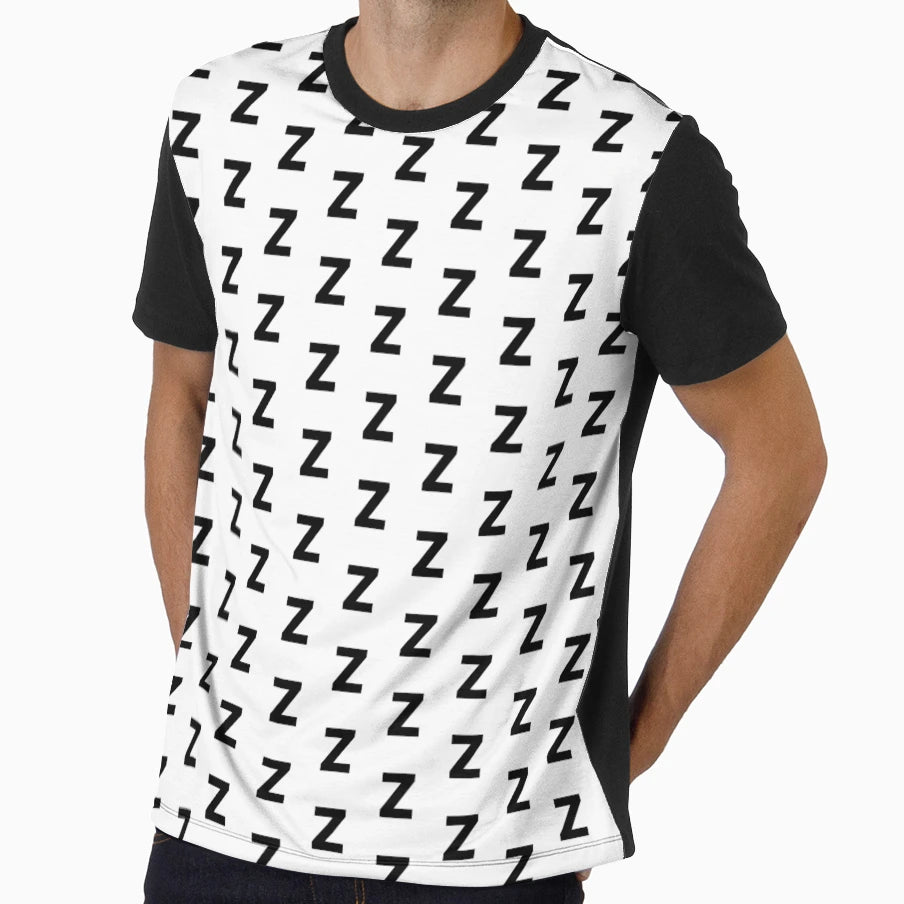 Letter Z Uppercase Z Capital Letter T-Shirt - Custom Art Print Men Women - T-Shirt, Sweatshirt, Hoodie