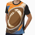 American Football Sport Ball T-Shirt - Streetwear Style Unisex - T-Shirt, Sweatshirt, Hoodie