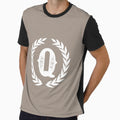 Beige Monogram Letter Q T-Shirt - Custom Art Print for Adults - T-Shirt, Sweatshirt, Hoodie