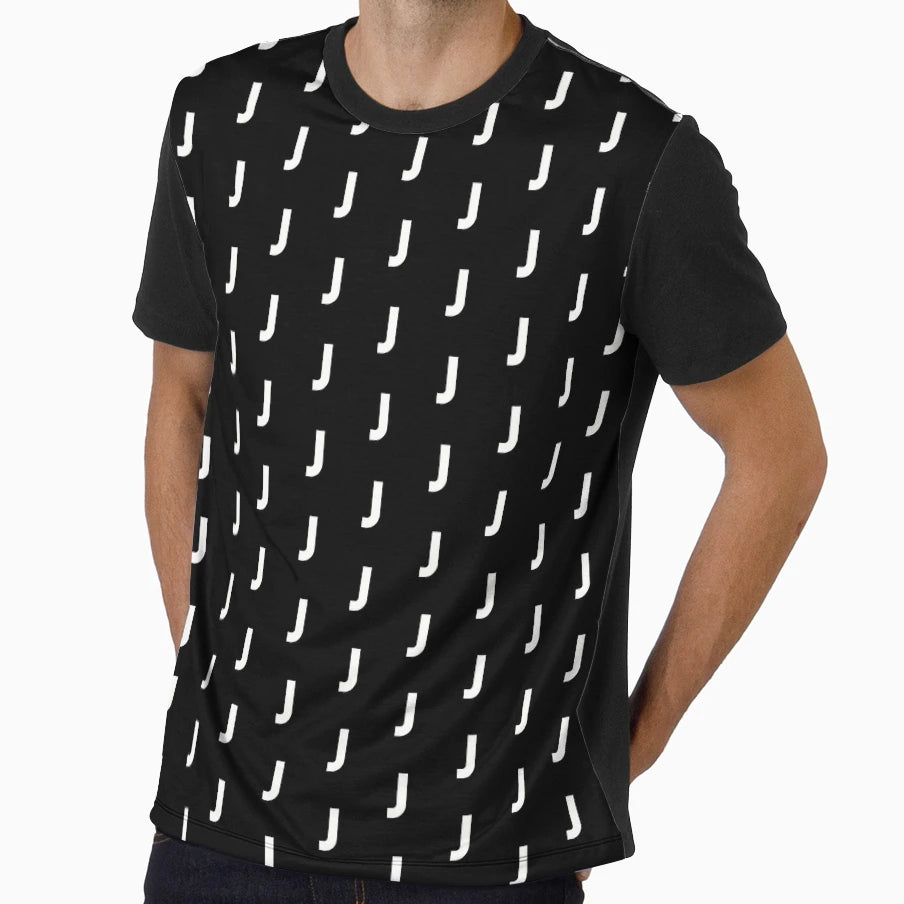 Letter J Upper Case Matching Group T-Shirt - Minimalist Print Unisex - T-Shirt, Sweatshirt, Hoodie