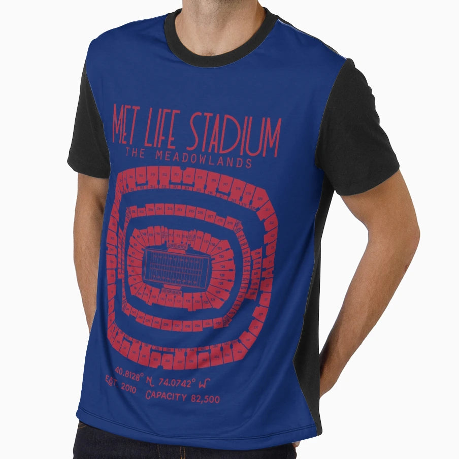 New York Giants Met Life Stadium T-Shirt - Streetwear Style Men Women - T-Shirt, Sweatshirt, Hoodie
