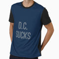D C Sucks Navy Silver Dallas T-Shirt - Casual Everyday Wear Men Women - T-Shirt, Sweatshirt, Hoodie