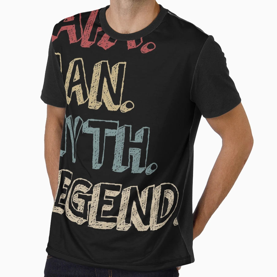 Papa Myth Legend T-Shirt - Graphic Print Men Women - T-Shirt, Sweatshirt, Hoodie