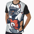 American Football African American T-Shirt - Streetwear Style for Adults - T-Shirt, Sweatshirt, Hoodie