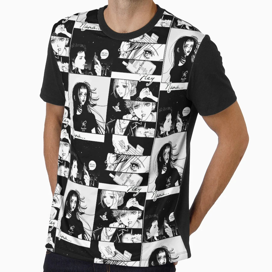 Hey Nana High Quality Ai Yazawa T-Shirt - Minimalist Print Unisex - T-Shirt, Sweatshirt, Hoodie