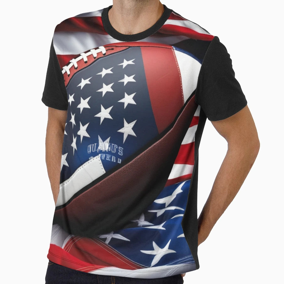 Football America Gridiron We Love T-Shirt - Aesthetic Graphic for Adults - T-Shirt, Sweatshirt, Hoodie