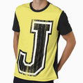 Big Varsity Letter J T-Shirt - Minimalist Print Men Women - T-Shirt, Sweatshirt, Hoodie