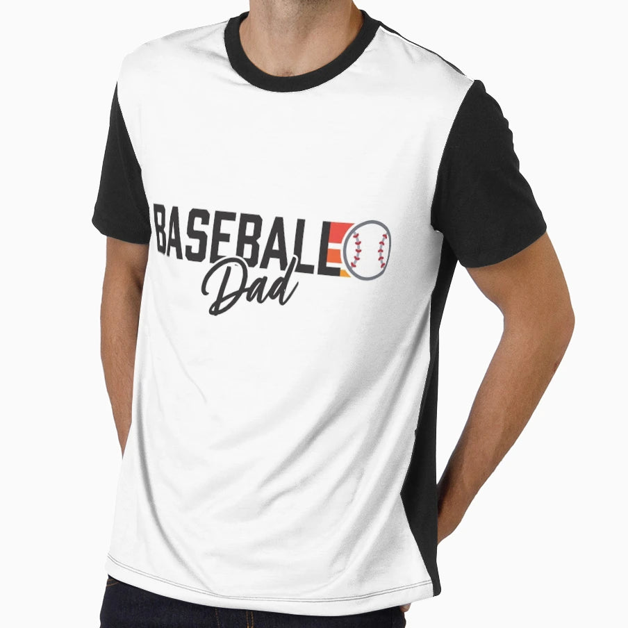 Baseball Dad Light T-Shirt - Aesthetic Graphic Unisex - T-Shirt, Sweatshirt, Hoodie