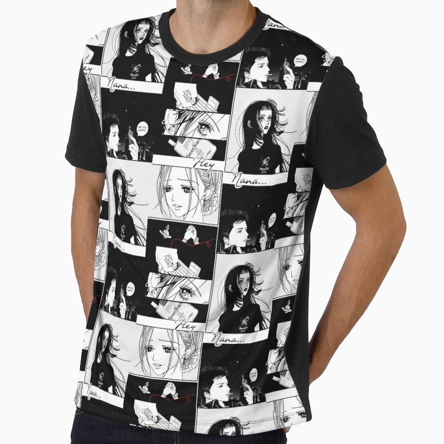 Hey Nana High Quality Ai Yazawa T-Shirt - Custom Art Print for Adults - T-Shirt, Sweatshirt, Hoodie