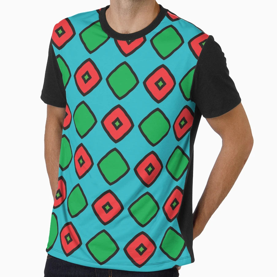Patterns Geometry Seamless Colorful T-Shirt - Unique Graphic Men Women - T-Shirt, Sweatshirt, Hoodie