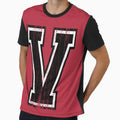 Big Varsity Letter V T-Shirt - Novelty Apparel Unisex - T-Shirt, Sweatshirt, Hoodie