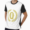 Mustard Yellow Monogram Letter Q T-Shirt - Trendy Graphic Unisex - T-Shirt, Sweatshirt, Hoodie