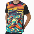 80S American Football T-Shirt - Unique Graphic for Adults - T-Shirt, Sweatshirt, Hoodie