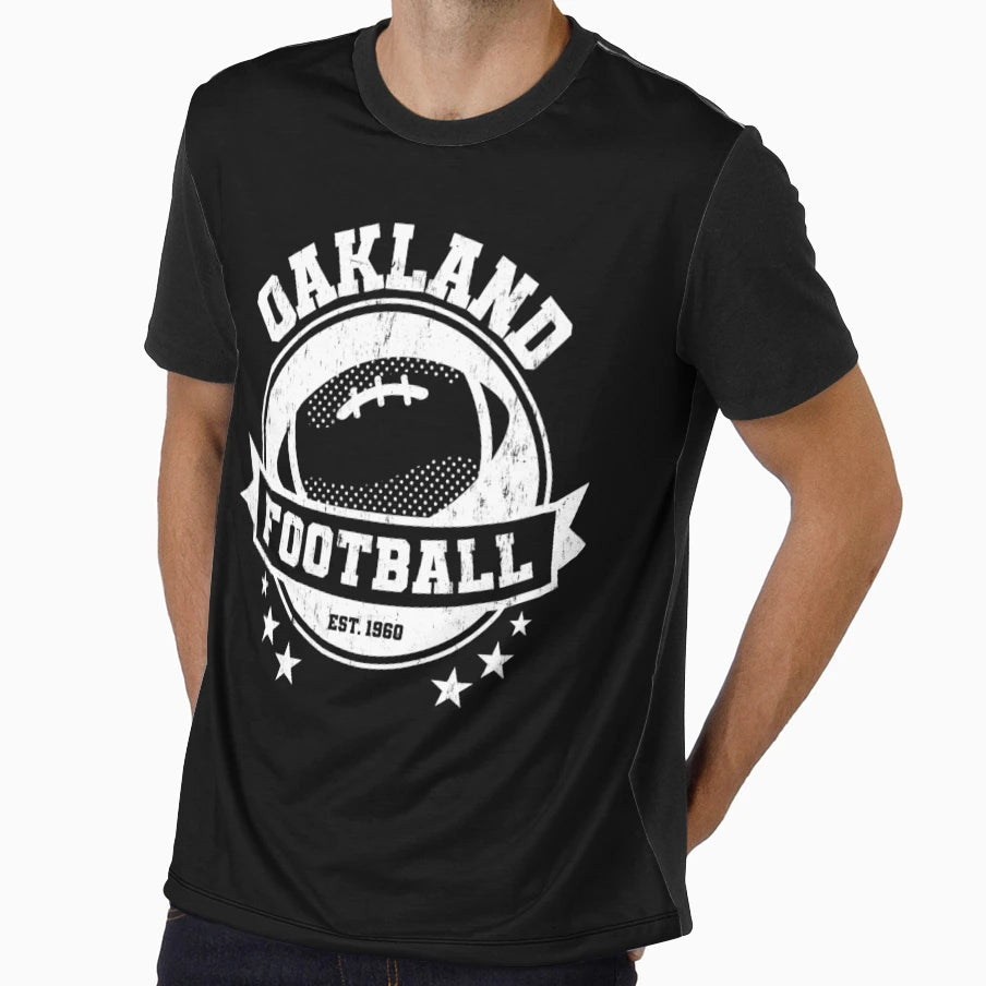 Oakland Football Team League Sports T-Shirt - Streetwear Style Unisex - T-Shirt, Sweatshirt, Hoodie